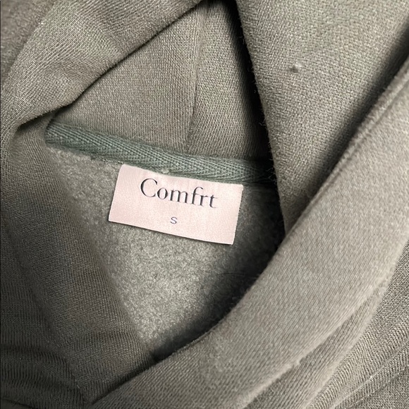 Comfrt Olive Green Hoodie and Sweatpants Set - Picture 2 of 2